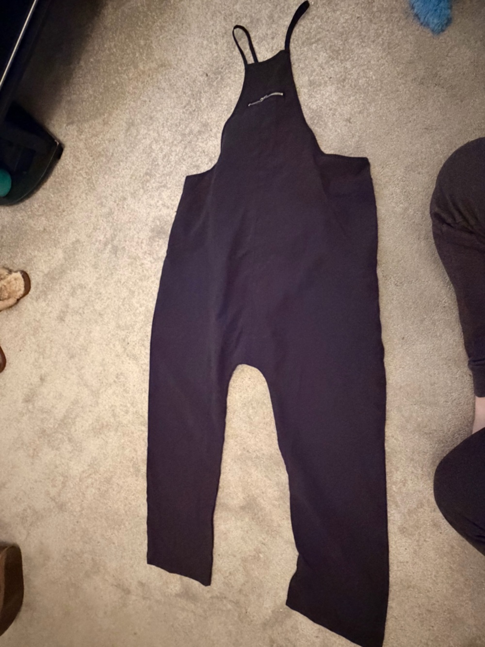 Sleek Black Sleeveless Jumpsuit